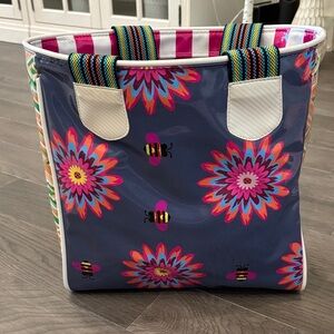 Consuela Colorful Floral Tote Bag